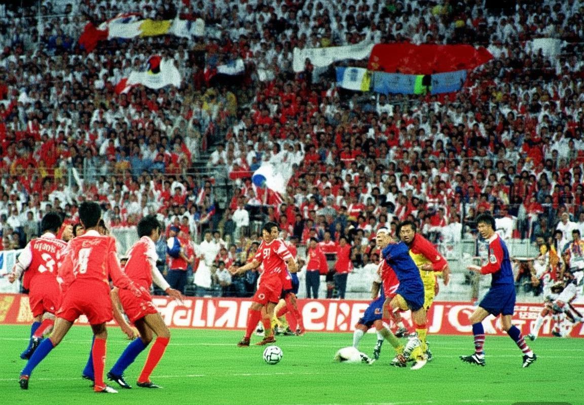 1998世界杯预选日韩对决：战术对决与亚洲足球里程碑(图1)